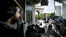 Paris France: BGTV live transmission position