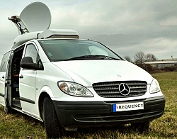 Frequency offers satellite uplink services from its SNG truck based in Bratislava, Slovakia.