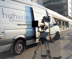 Highvideo provides OB van live broadcast production in Barcelona.