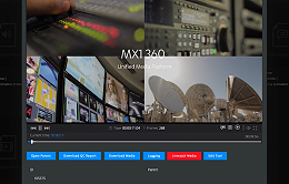 MX1 showcases its MX1 360 solution at IBC in Amsterdam.