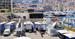 UHD OB production by EUROMEDIA at the Monaco Grand Prix.