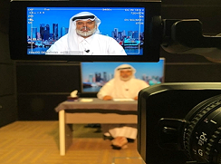 New TR offers live broadcast studios for hire in Doha, Qatar.
